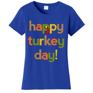 Thanksgiving Happy Turkey Day Fall Thankful Great Gift Women's T-Shirt