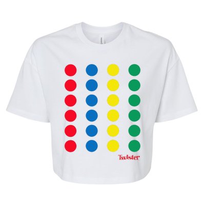 Twister Halloween Twister Board Costume Bella+Canvas Jersey Crop Tee