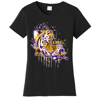 Tigers Half Tiger Face Women's T-Shirt