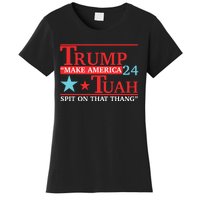 Trump Hawk Tuah Funny Viral Humor Meme Video Women's T-Shirt