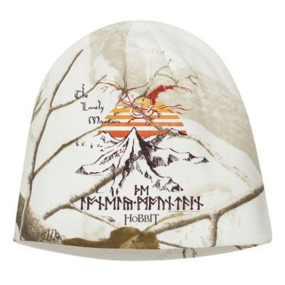 The Hobbit The Lonely Mountain Dragon Sunset Kati - Camo Knit Beanie