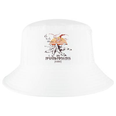 The Hobbit The Lonely Mountain Dragon Sunset Cool Comfort Performance Bucket Hat