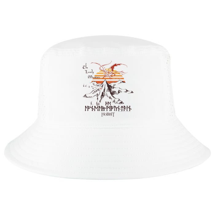 The Hobbit The Lonely Mountain Dragon Sunset Cool Comfort Performance Bucket Hat