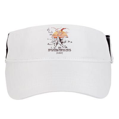 The Hobbit The Lonely Mountain Dragon Sunset Adult Drive Performance Visor