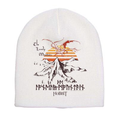 The Hobbit The Lonely Mountain Dragon Sunset Short Acrylic Beanie