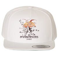 The Hobbit The Lonely Mountain Dragon Sunset Wool Snapback Cap