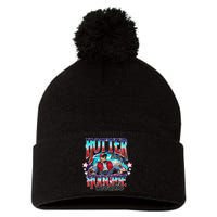 Trump Hotter Than A Hoochie Coochie Funny Pom Pom 12in Knit Beanie