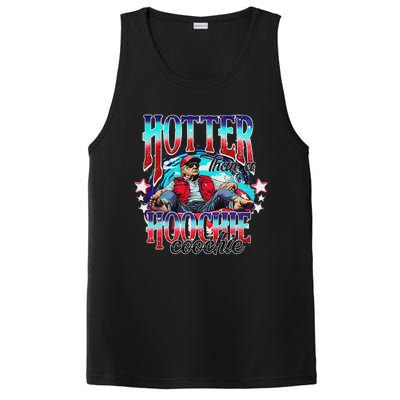 Trump Hotter Than A Hoochie Coochie Funny PosiCharge Competitor Tank