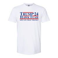 Trump Hawk Tuah 24 Spit On That Thang Softstyle CVC T-Shirt