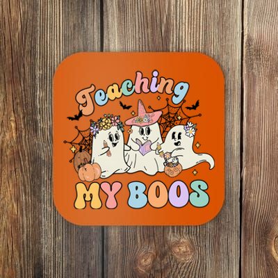 Teacher Halloween Teaching My Boos Ghost Funny Coaster