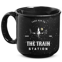 Take Him To The Train Station 15oz Campfire Ceramic Mug