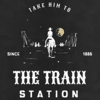 Take Him To The Train Station Golf Towel
