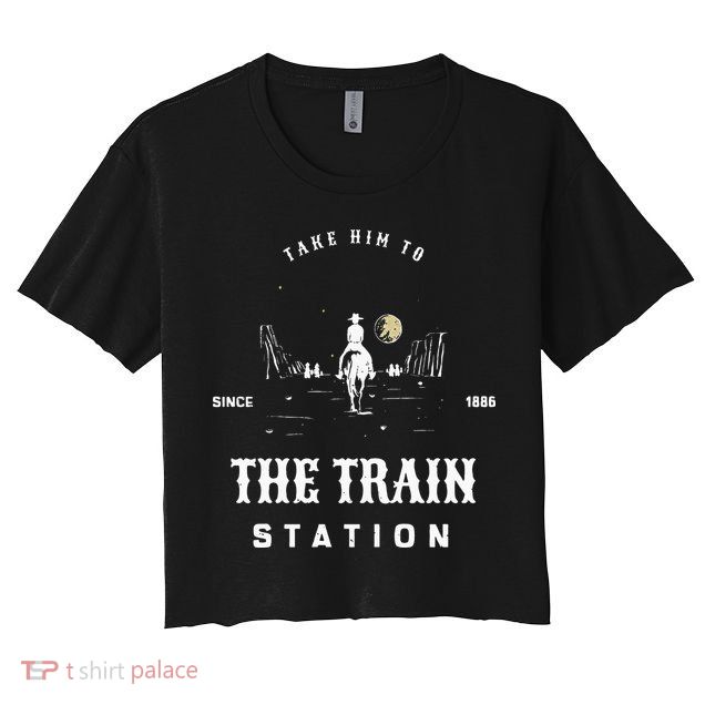 Take Him To The Train Station Crop Top