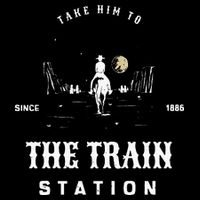 Take Him To The Train Station Cropped Pullover Crew