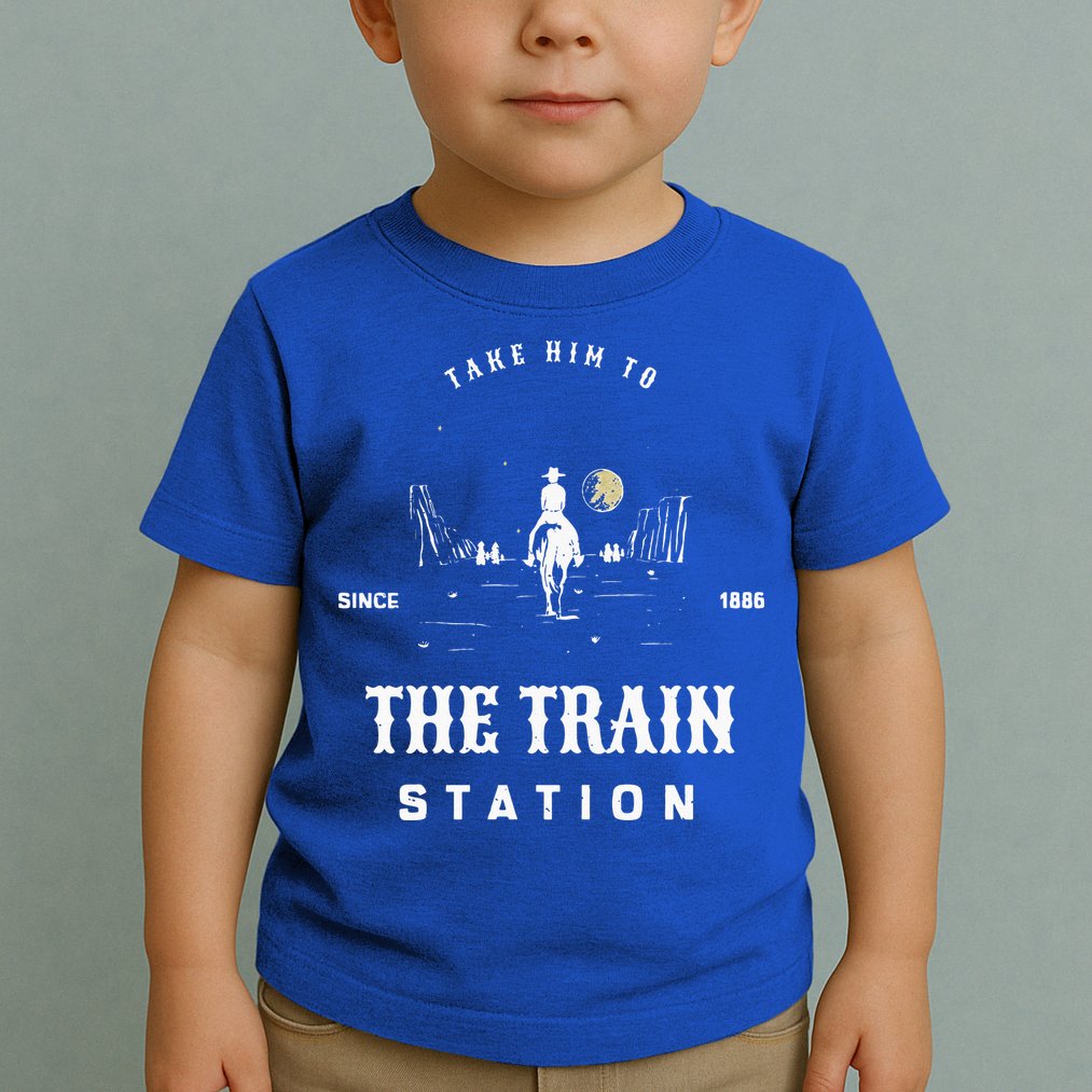 Take Him To The Train Station Toddler T-Shirt