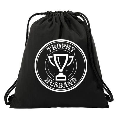 Trophy Husband Drawstring Bag