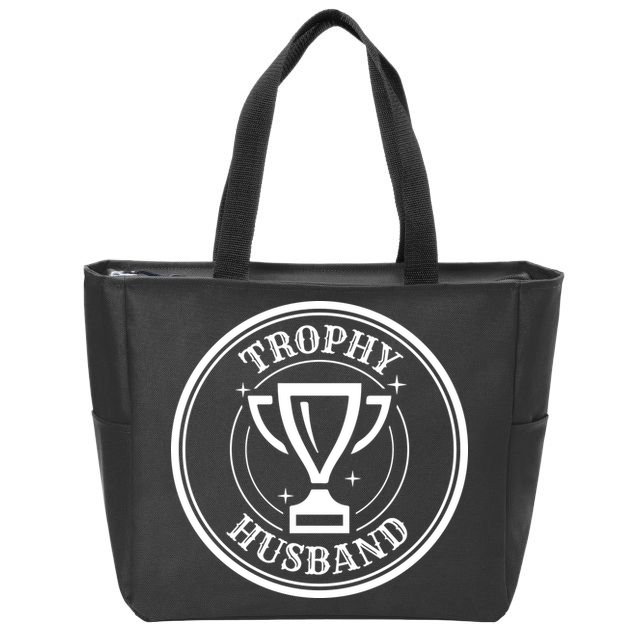 Trophy Husband Zip Tote Bag