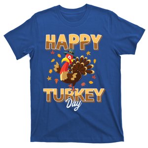 Thanksgiving Happy Turkey Day Blessed Thankful Gift T-Shirt