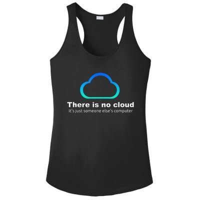 Tech Humor There is no cloud ..just someone else's computer Ladies PosiCharge Competitor Racerback Tank