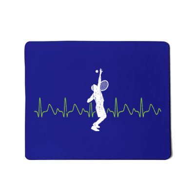 Tennis Heartbeat Tennis Player Gift Mousepad