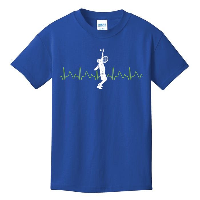 Tennis Heartbeat Tennis Player Gift Kids T-Shirt