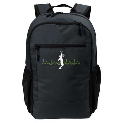 Tennis Heartbeat Tennis Player Gift Daily Commute Backpack