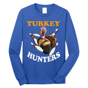 Turkey Hunters Turkey Thanksgiving Bowling Bahn Bowling Long Sleeve Shirt