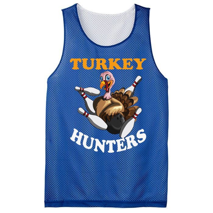 Turkey Hunters Turkey Thanksgiving Bowling Bahn Bowling Mesh Reversible Basketball Jersey Tank