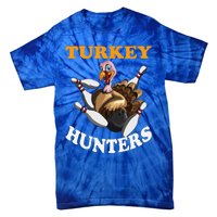 Turkey Hunters Turkey Thanksgiving Bowling Bahn Bowling Tie-Dye T-Shirt