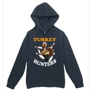 Turkey Hunters Turkey Thanksgiving Bowling Bahn Bowling Urban Pullover Hoodie