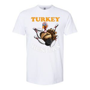 Turkey Hunters Turkey Thanksgiving Bowling Bahn Bowling Softstyle CVC T-Shirt