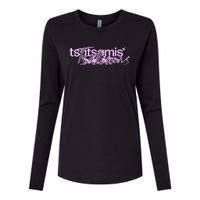 Tsatsamis Headline Womens Cotton Relaxed Long Sleeve T-Shirt