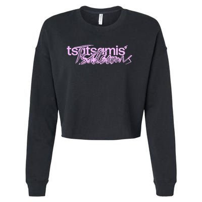 Tsatsamis Headline Cropped Pullover Crew