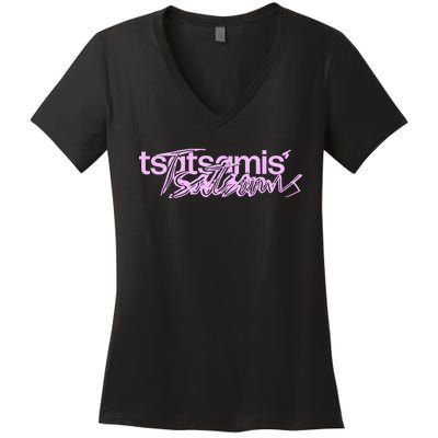 Tsatsamis Headline Women's V-Neck T-Shirt