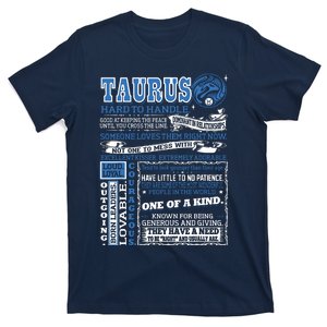 Taurus Hard To Handle One Of A Kind Zodiac T-Shirt