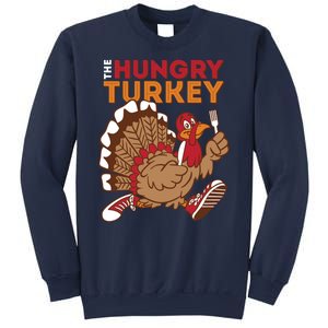 The Hungry Turkey Funny Thanksgiving Sweatshirt