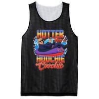 Trump Hotter Than A Hoochie Coochie Funny Mesh Reversible Basketball Jersey Tank