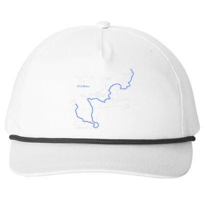 The Hayduke Trail Longdistance Trail In Arizona And Utah Snapback Five-Panel Rope Hat