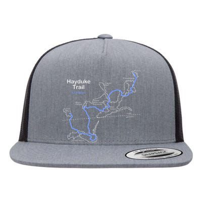 The Hayduke Trail Longdistance Trail In Arizona And Utah Flat Bill Trucker Hat