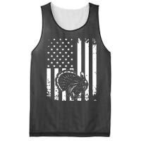 Turkey Hunting Tonal American Flag Mesh Reversible Basketball Jersey Tank