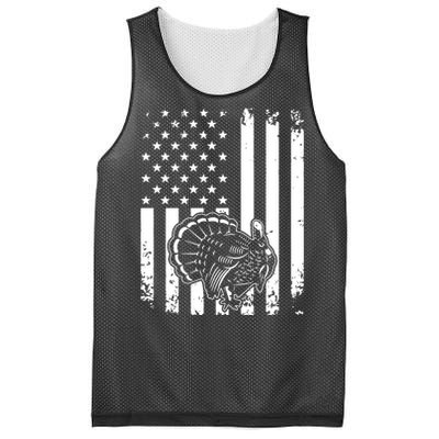 Turkey Hunting Tonal American Flag Mesh Reversible Basketball Jersey Tank