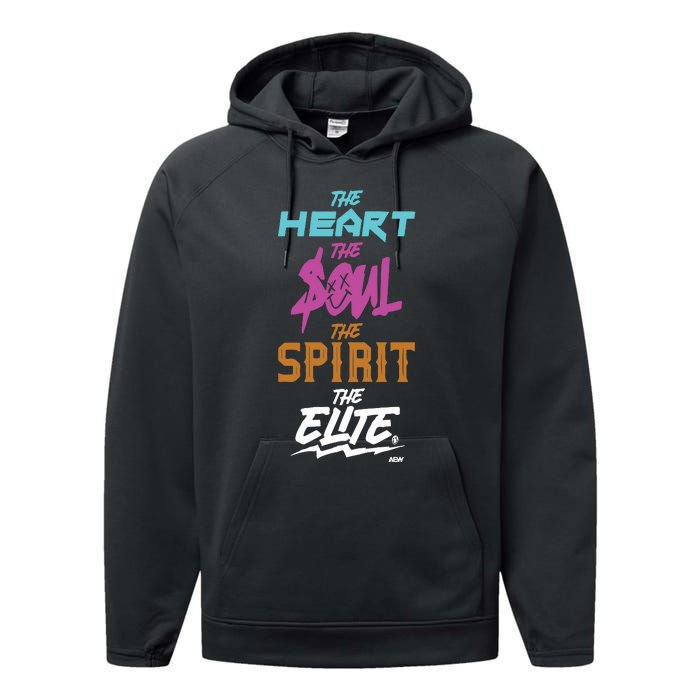 The Heart The Soul The Spirit The Elite Performance Fleece Hoodie