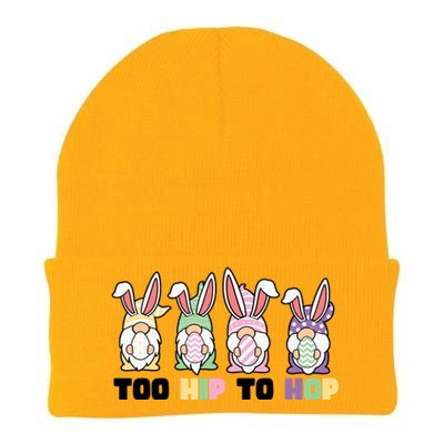 Too Hip To Hop Easter Eggs Gnome Knit Cap Winter Beanie