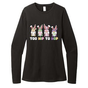 Too Hip To Hop Easter Eggs Gnome Womens CVC Long Sleeve Shirt