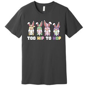 Too Hip To Hop Easter Eggs Gnome Premium T-Shirt