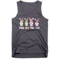 Too Hip To Hop Easter Eggs Gnome Tank Top