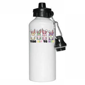 Too Hip To Hop Easter Eggs Gnome Aluminum Water Bottle