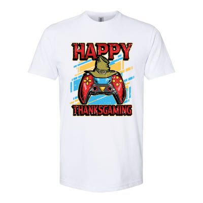 Thanksgiving Happy Thanksgaming Holiday Gamer Controller Gift Softstyle® CVC T-Shirt