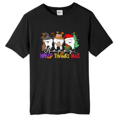 Th Halloween Thanksgiving Christmas Dental Squad Gift Tall Fusion ChromaSoft Performance T-Shirt