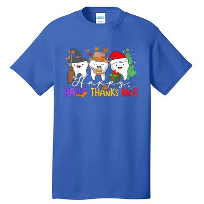 Th Halloween Thanksgiving Christmas Dental Squad Gift Tall T-Shirt